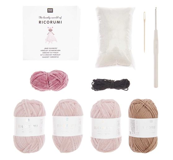 Rico Design Ricorumi Set crochet "Baby Blankies"