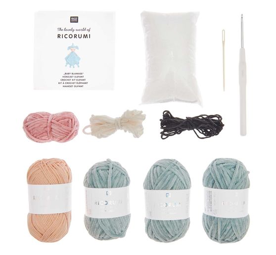 Rico Design Ricorumi Set crochet "Baby Blankies"