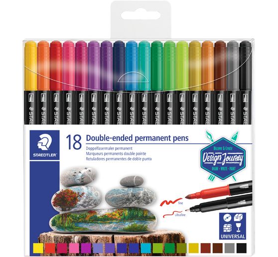 Peintre double fibre permanent Staedtler