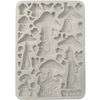 Silicone casting mould "Hidden Grove" Mushroom House