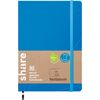share Carnet de notes A5, quadrillé à pois Bleu clair