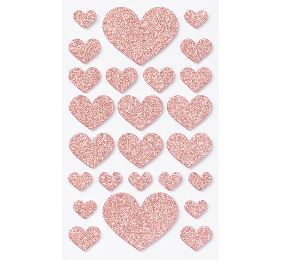 Stickers pailletés en caoutchouc mousse