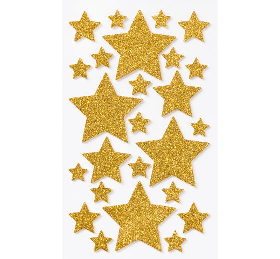 Stickers pailletés en caoutchouc mousse