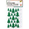 Stickers pailletés en caoutchouc mousse Winter