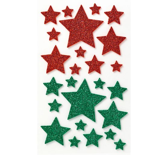 Stickers pailletés en caoutchouc mousse