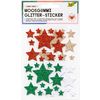 Stickers pailletés en caoutchouc mousse Sterne Xmas