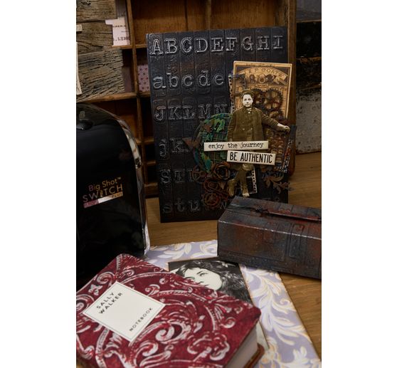 Sizzix A5 gabarit d'embossage 3D par Tim Holtz