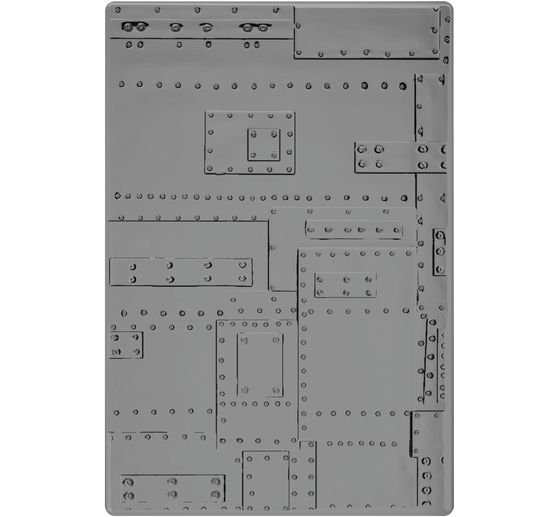Sizzix A5 gabarit d'embossage 3D par Tim Holtz