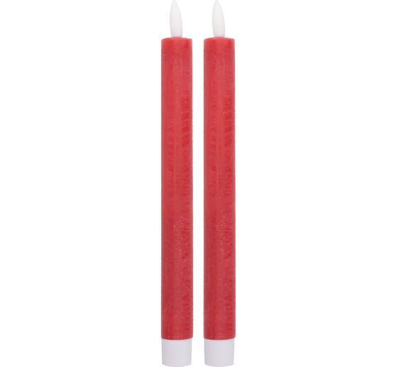 Bougie LED en cire véritable avec minuterie 6/18 heures