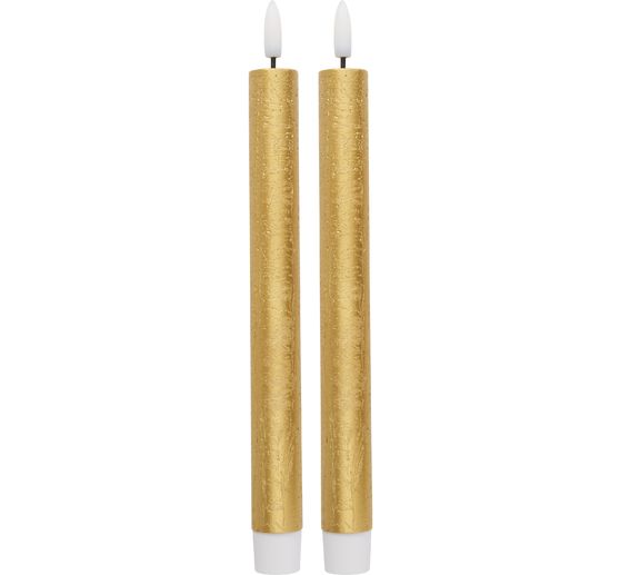 Bougie LED en cire véritable avec minuterie 6/18 heures