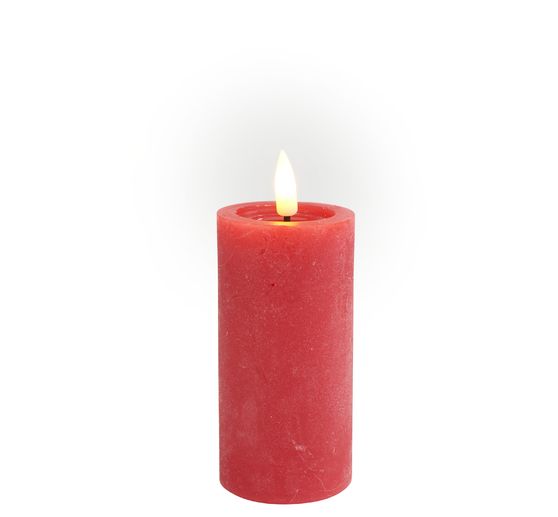 Bougie LED en cire véritable « 10 x 5 cm », avec minuterie 6/18 heures