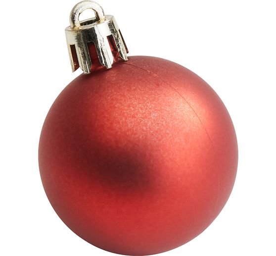 Boules de Noël en plastique, 10 pièces, Ø 4,4 cm