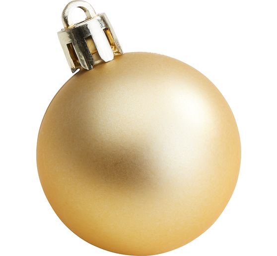 Boules de Noël en plastique, 10 pièces, Ø 4,4 cm