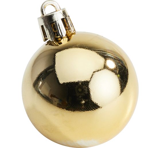 Boules de Noël en plastique, 10 pièces, Ø 4,4 cm