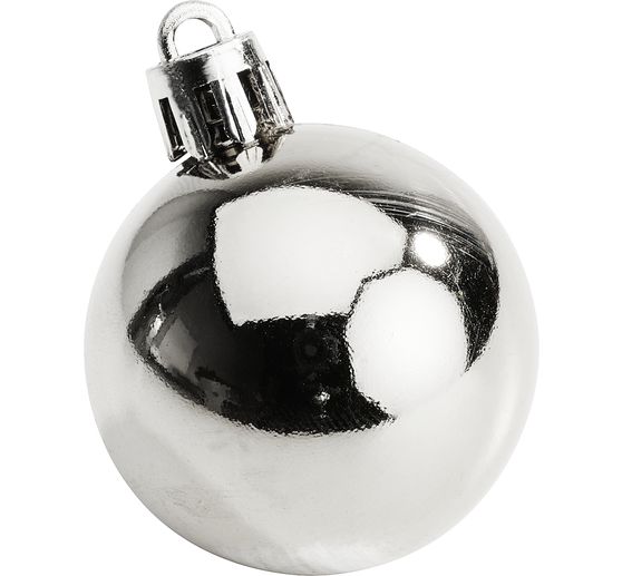 Boules de Noël en plastique, 10 pièces, Ø 4,4 cm