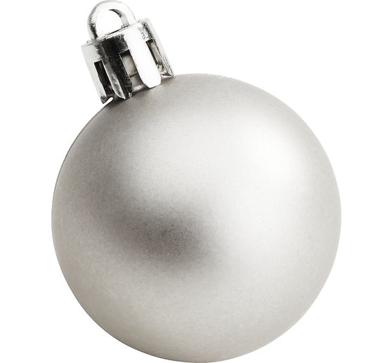 Boules de Noël en plastique, 10 pièces, Ø 4,4 cm