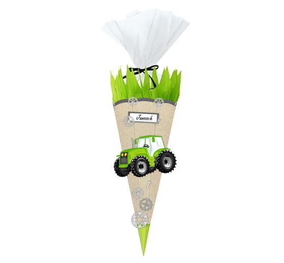 School gift bags craft kit "Green & Easy"