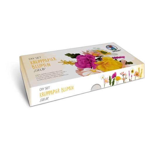 Set de fleurs en papier crépon