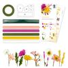Set fleurs en papier crépon