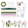 Set fleurs en papier crépon
