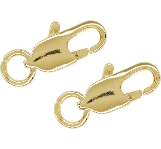 Fermoirs mousquetons, 2 pièces
