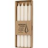 Stick candles "Rustik" Wool-White