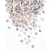 Mix de mosaïques en verre, couleurs assorties Irisant