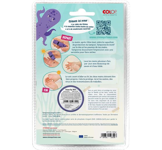 Colop Cleany Stamp tampon de lavage à la main