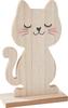 Figurine en bois VBS « Chat »