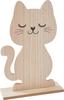 Figurine en bois VBS « Chat »