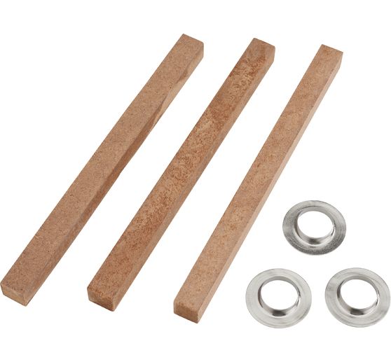 Mèche d'extérieur avec pied, 3 pcs.