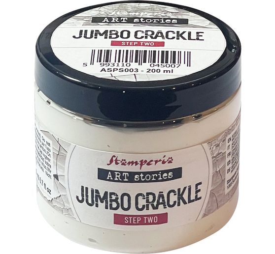 Jumbo Crackle Stamperia transparent