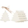 Décorations à suspendre en bois VBS Sapin