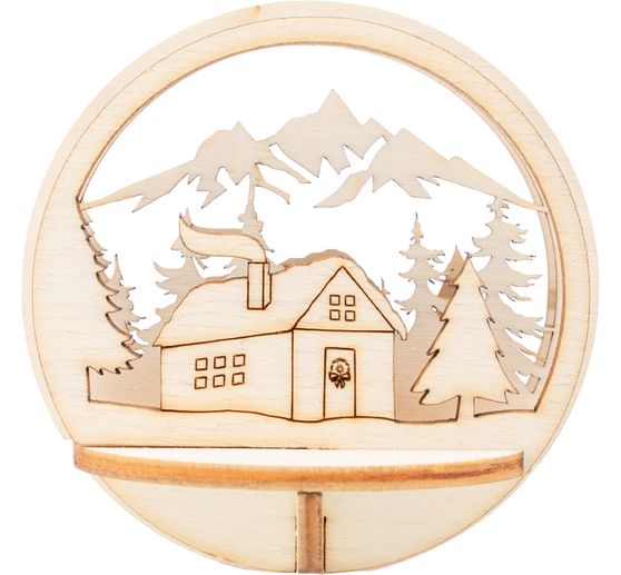 VBS Wooden building kit for acrylic ball
