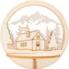 Décoration à emboîter en bois VBS pour boule acrylique