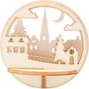 VBS Wooden building kit for acrylic ball City