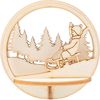 VBS Wooden building kit for acrylic ball Sledge