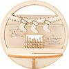 VBS Wooden building kit for acrylic ball Fireplace