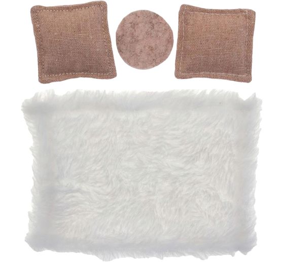 Set miniature « Coussin et tapis »