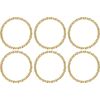 Metal ring twisted Gold