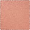 Tissu déco imprimé aspect lin au mètre « Uni » Terra-Rose
