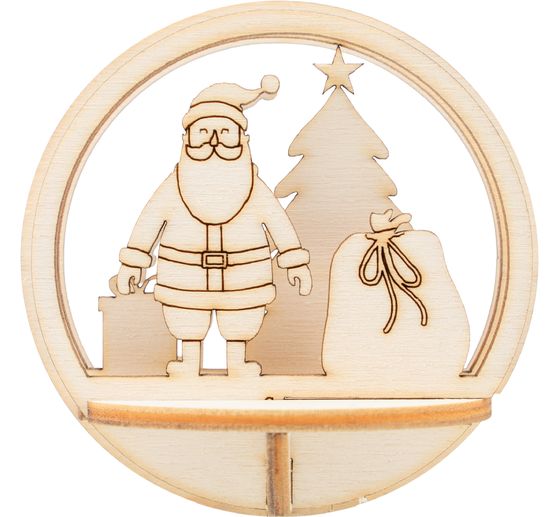 Décoration à emboîter en bois VBS pour boule acrylique