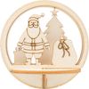 Décoration à emboîter en bois VBS pour boule acrylique Père Noël