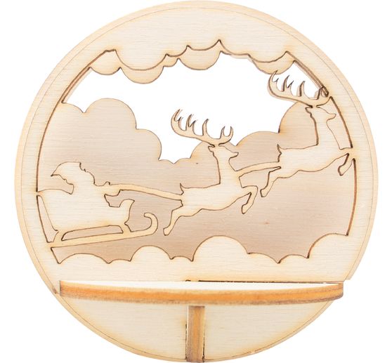 Décoration à emboîter en bois VBS pour boule acrylique