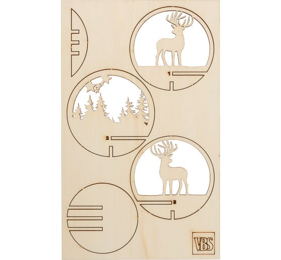 VBS Wooden building kit for acrylic ball
