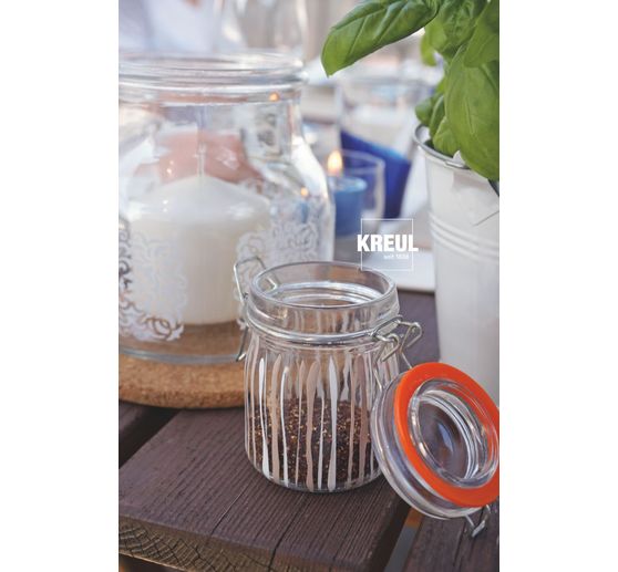 Set Glass & Porcelain « Chalky » KREUL, 6 x 20 ml