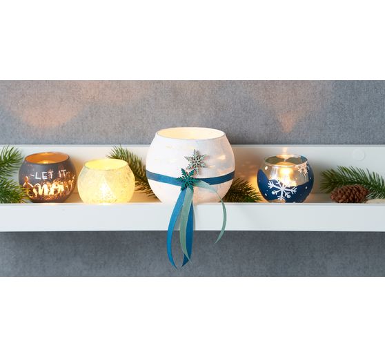 Verres à bougie à chauffe-plat VBS « Bowl », Ø 6,7 cm, 4 pièces