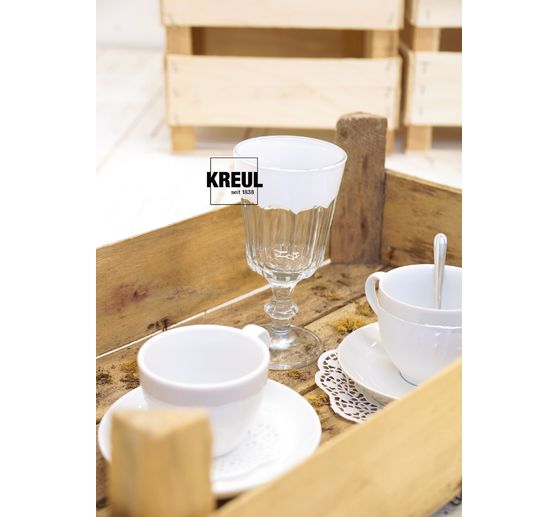 Set Glass & Porcelain « Chalky » KREUL, 6 x 20 ml