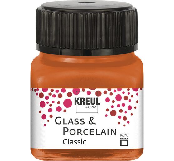 Peinture Glass & Porcelain « Classic Metallic » KREUL, 20 ml