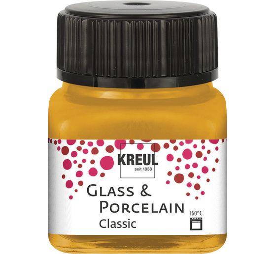 Peinture Glass & Porcelain « Classic Metallic » KREUL, 20 ml